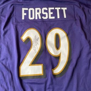 Ravens Jersey #29 Forsett signed